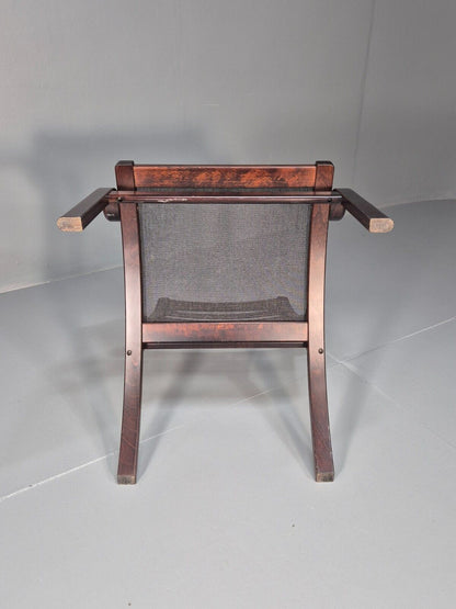 Vintage Danish Lounge Chair Blue Wool Bentwood Stouby 1980s Retro EB8849 NCLO - UKDK FURNITURE