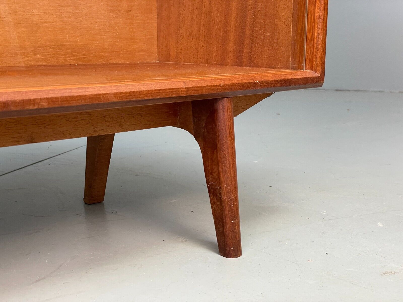 Vintage Teak Glazed Bookcase By Herbert E. Gibbs Retro Shelving EB8834 MWOO - UKDK FURNITURE