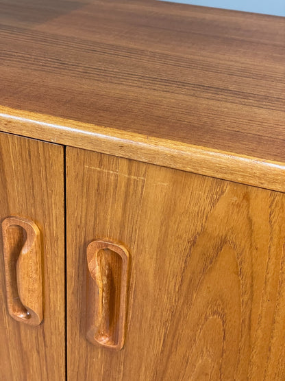 G Plan Teak Sideboard Fresco Range Shelving Retro 1970s TV Unit EB10946 MWOO9