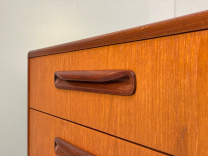 G Plan Fresco Teak Chest Of Drawers Vintage Retro Design 1960s EB9720 MWOO - UKDK FURNITURE
