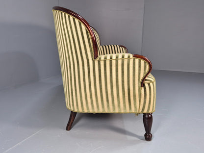Antique Danish Gold and Green Mahogany Sofa 1900s EB9663 V2SS - UKDK FURNITURE