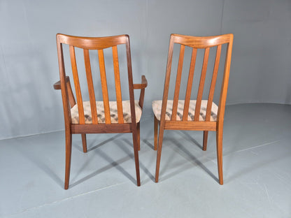 6 G Plan Dining Chairs High Back Fresco Range Red Badge 1980s Retro EB11251 VDIN9