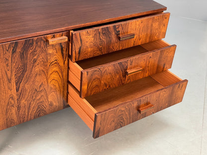 Vintage Danish Sideboard 1970s Mid Century Style Shelving Drawers EB8828 MWOO2