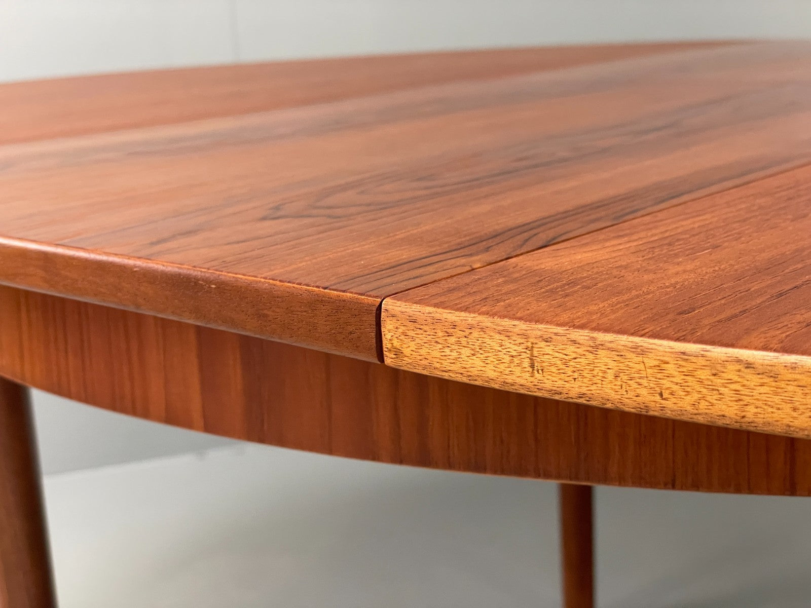 Vintage McIntosh Dining Table Circular Teak Extending 1960s Retro EB11685 MWOO10