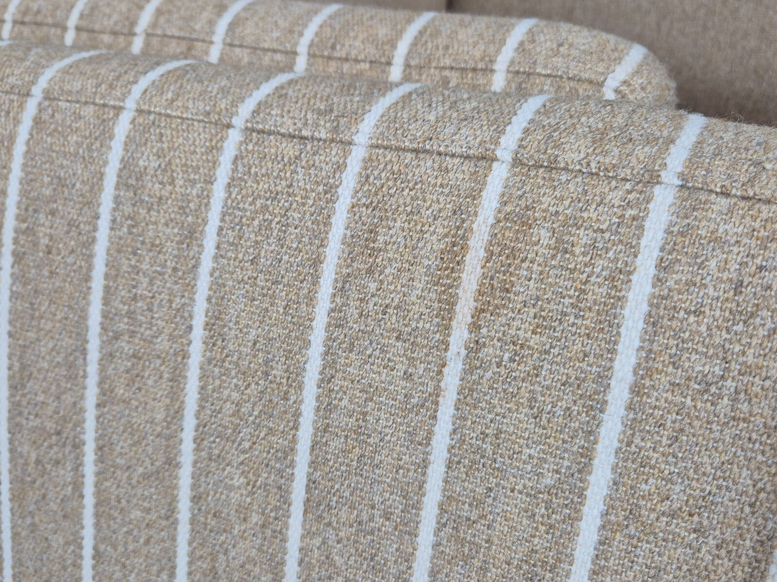 Vintage Danish 2 Seat Sofa Mid Century Beige Wool 1970s Retro EB9641 M2SS - UKDK FURNITURE