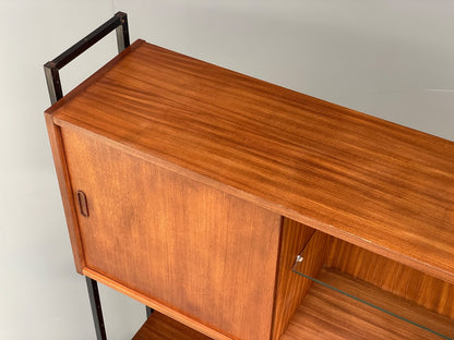 Vintage Modular Teak Wall Unit By Interflex 1960s Retro Drawers EB9822 MWOO - UKDK FURNITURE