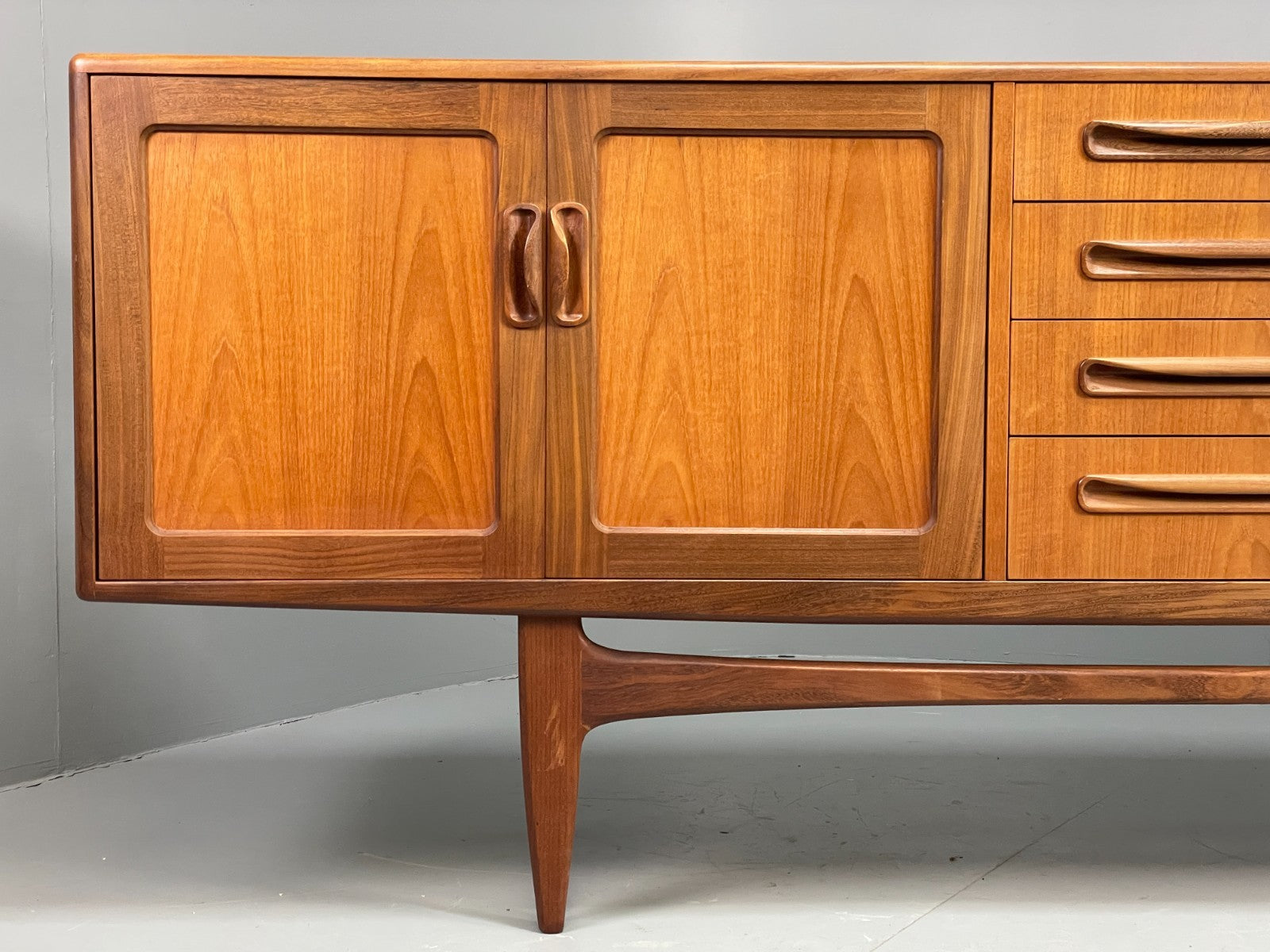 Vintage G Plan Sideboard Teak Fresco Range 1960s Shelving Drawers EB11548 MWOO7