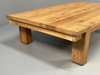 Solid Oak Coffee Table Japanese Style By Ludwik Styl Modern EB10878 MWOO18