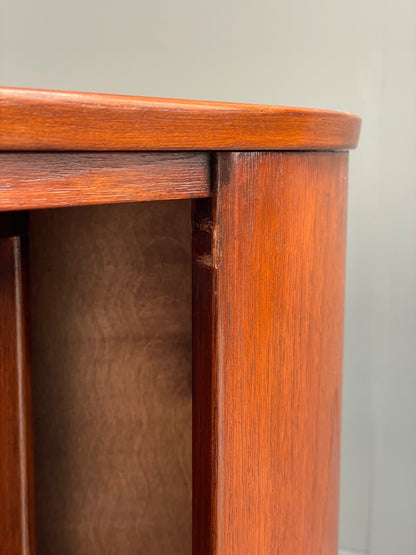 Vintage Teak Revolving Drinks Cabinet 1950s Mid Century EB9768 MWOO - UKDK FURNITURE