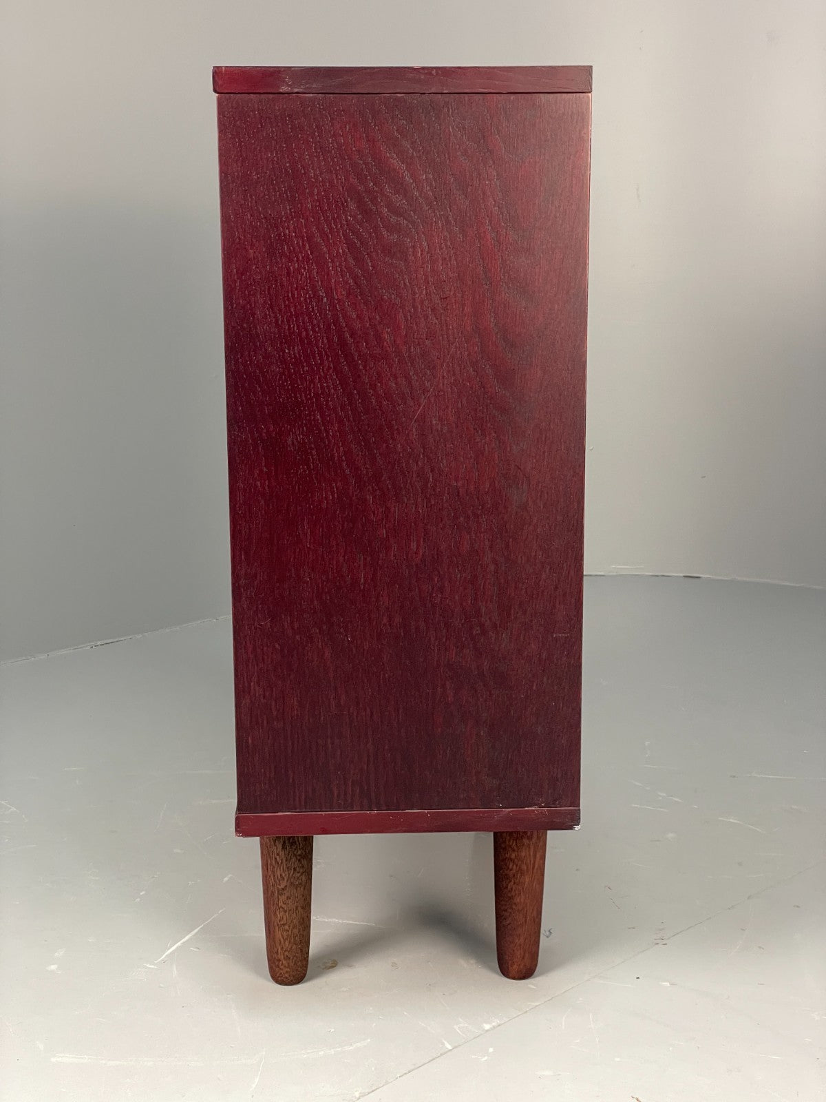 Vintage Dark Oak Bookcase Adjustable Shelf By Beaver & Tapley EB11498 MWOO10