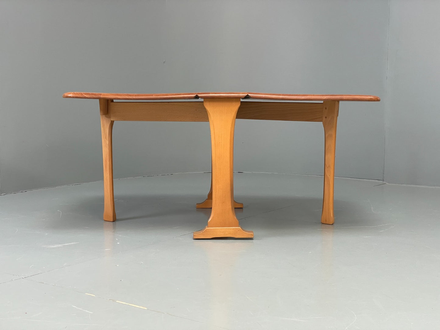 Vintage Ercol Coffee Table Blonde Elm Model 820 Drop Leaf 1970s EB11794 MWOO3