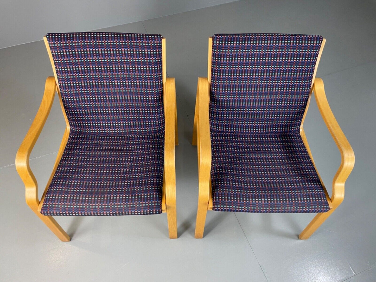 Two Farstrup Bentwood Chairs, Aalto Style, Retro, Vintage MCM EB4876 MBEN - UKDK FURNITURE