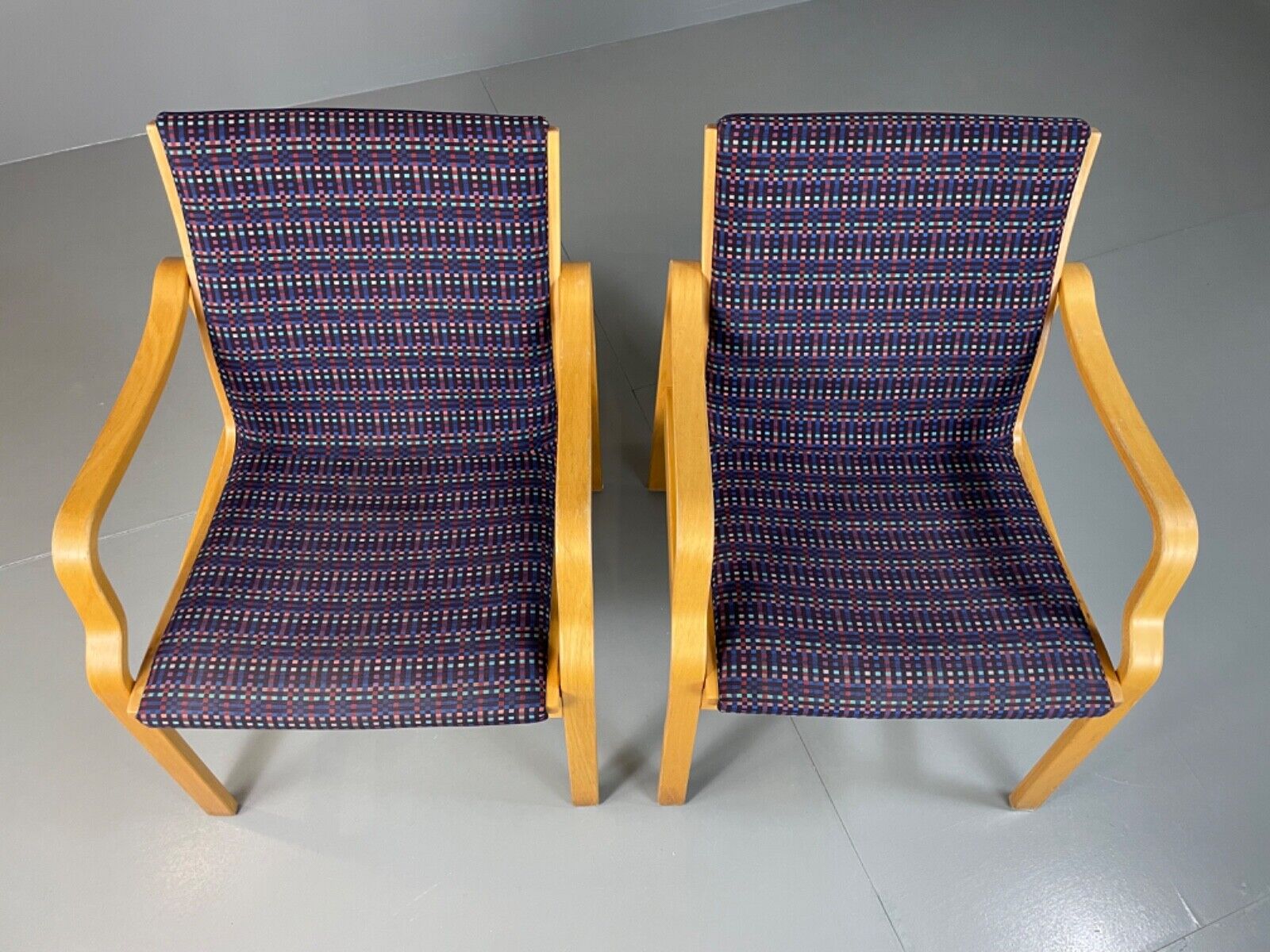 Two Farstrup Bentwood Chairs, Aalto Style, Retro, Vintage MCM EB4876 MBEN - UKDK FURNITURE