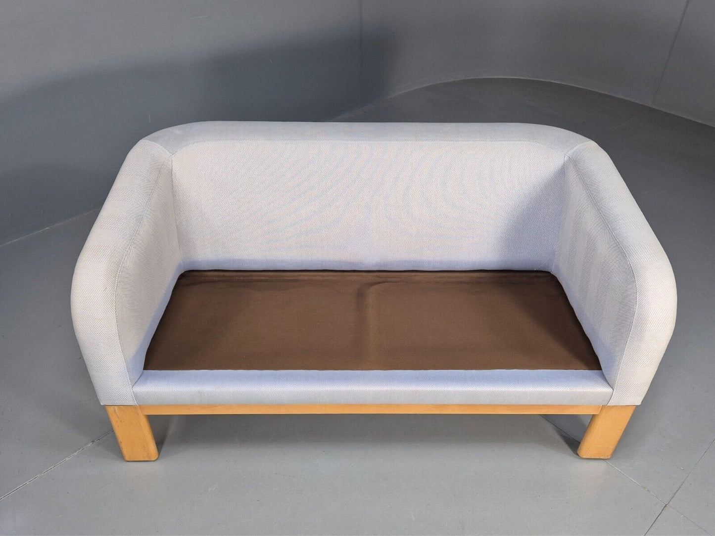 Vintage Swedish 2 Seat Sofa Blue Wool MId century Retro 1970s EB7669 M2SS - UKDK FURNITURE
