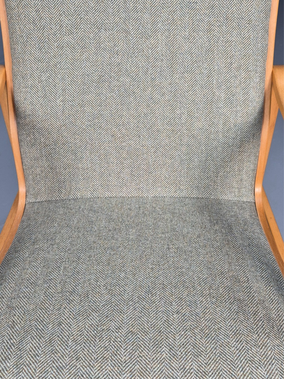 Vintage Danish Lounge Chair Farstrup Bentwood New Upholstery 1970s EB4877 MBEN3