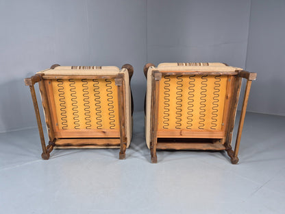 2 Retro Lounge Chairs Danish 1970s Design Kjaernulf Stylings  EB10781 VCLO15