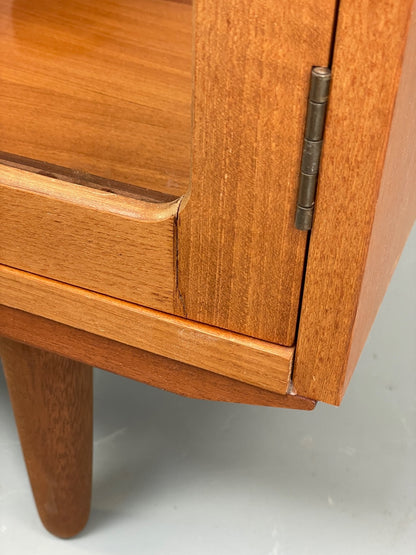 Vintage G Plan Teak Glazed Bookcase Retro 1970s Shelving EB10002 MWOO - UKDK FURNITURE