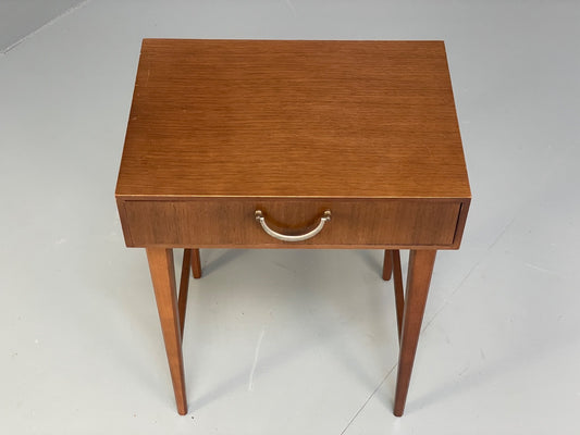 Vintage Meredew Bedside Cabinet Walnut Brass Mid Century 1950s EB9829 MWOO - UKDK FURNITURE