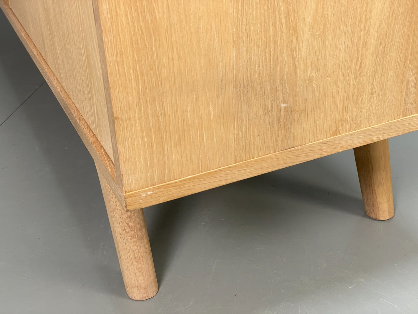 Modern Danish Oak Sideboard - Sliding Door Drawer Mid Century Style EB10836 MWOO22