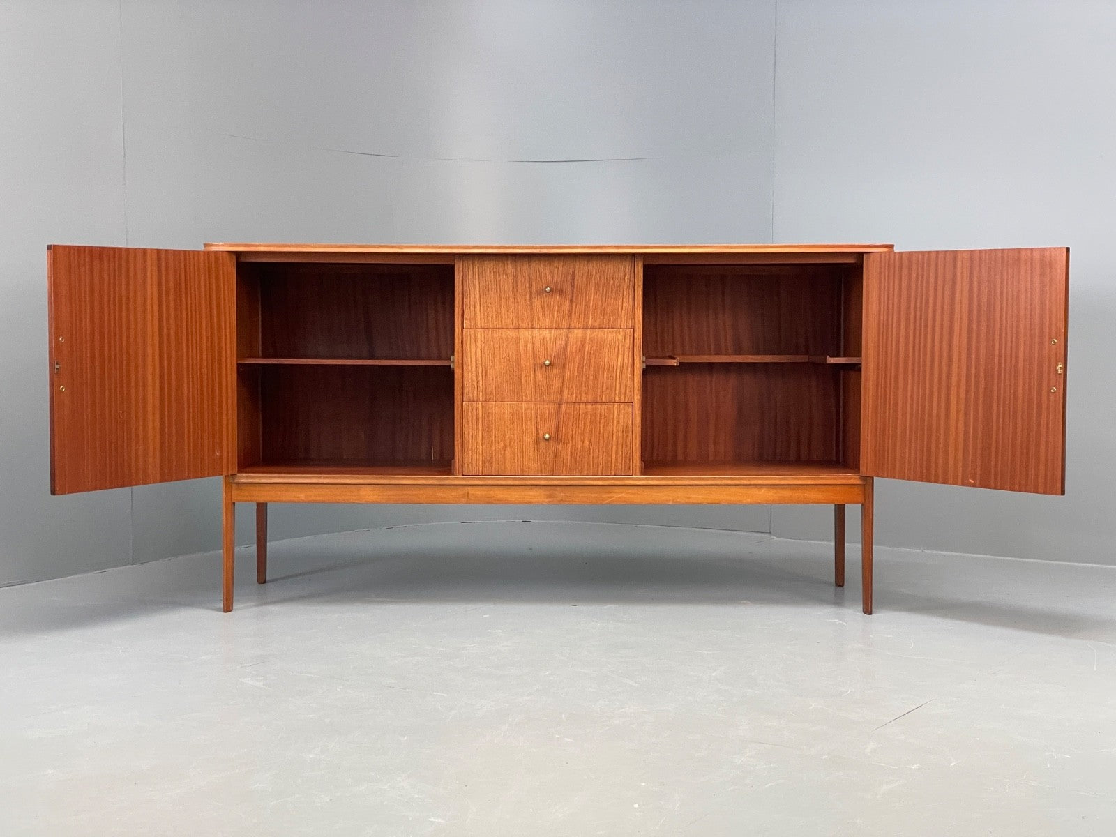 Vintage 1960s Walnut Sideboard Peter Hayward For Vanson Drawers EB10966 MWOO1