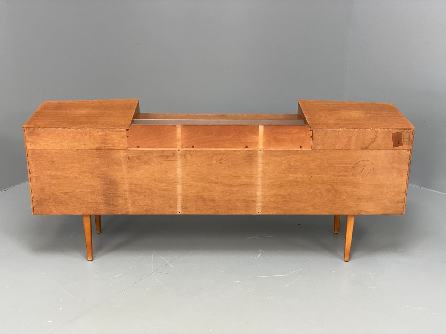 Vintage 1950s Oak Dresser Avalon Midcentury Drawers Cabinet EB11793 MWOO14