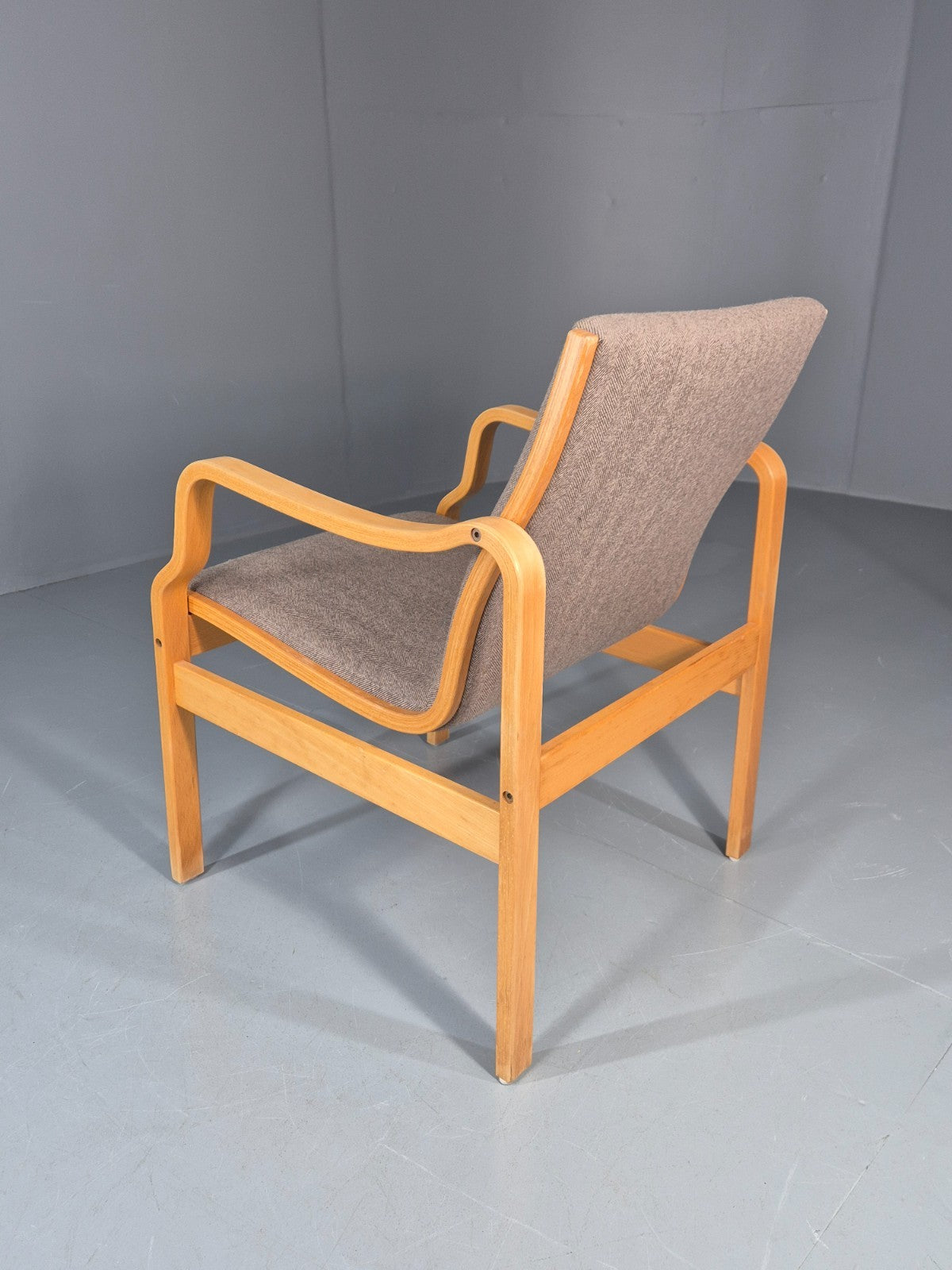Vintage Bentwood Armchair Danish 1970 Retro Farstrup New Upholstery EB11213 MBEN10