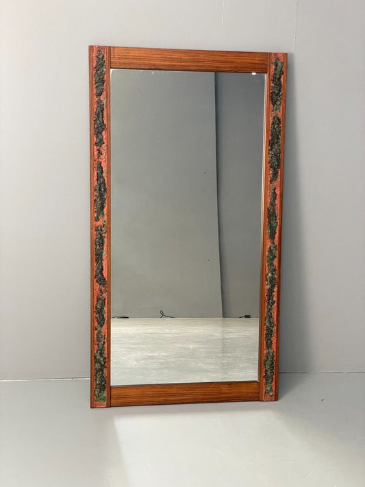 Vintage Danish Mid Century Wall Mirror By Arahus Glasimport 1960s. EB7961 MWOO - UKDK FURNITURE