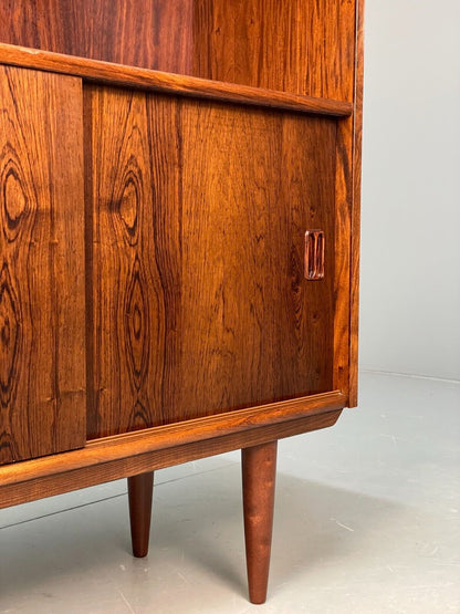 Midcentury Danish Bookcase Sliding Doors Torben B Nielsen Vintage EB8807 MWOO - UKDK FURNITURE