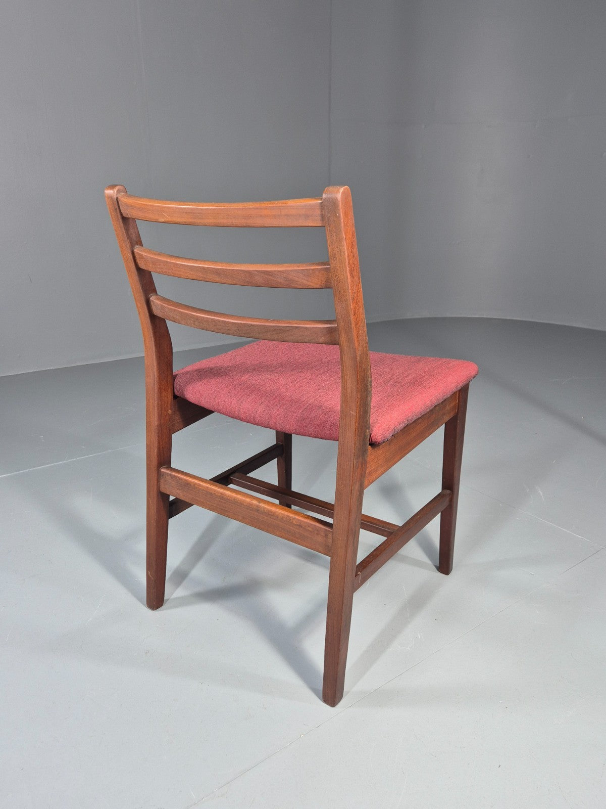 Danish Mid Century Dining Chair in Teak 1970s New Upholstery Retro EB11525 MDIN8