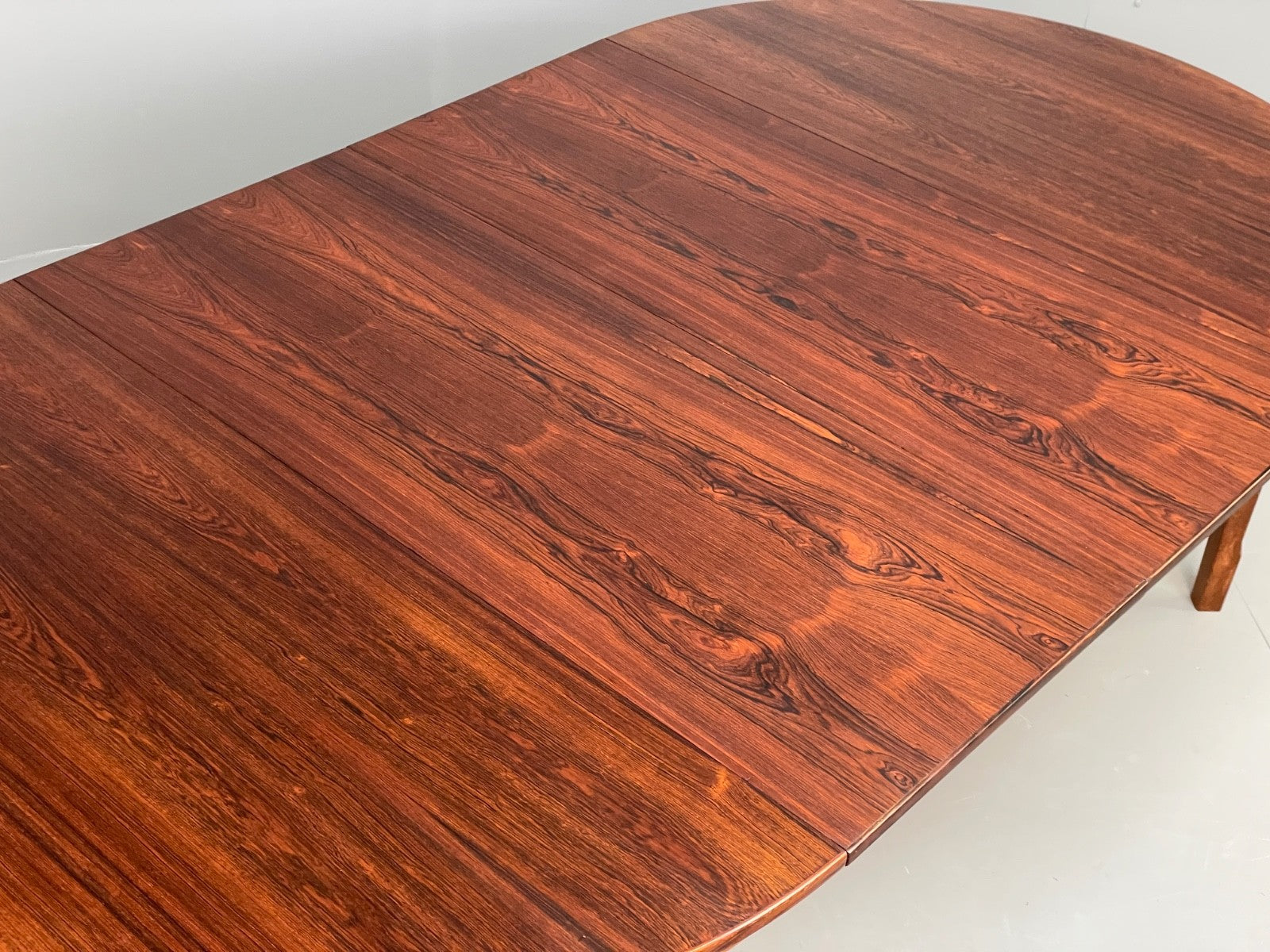 Vintage Extending Dining Table Circular 1960s Danish N.C Møbler EB10914 MWOO9