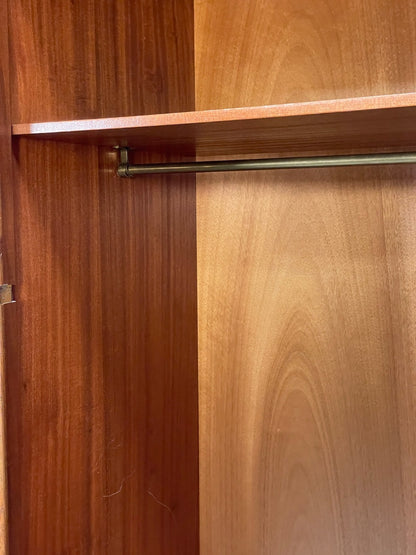 Vintage Teak Storage Unit Drawers Wardrobe Shelving 1960s Nathan EB11040 MWOO9