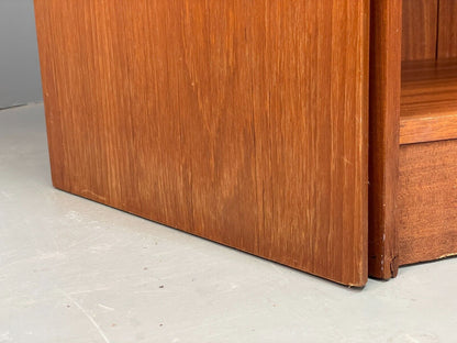 Vintage Teak Extending Home Drinks Bar By Reeds Furniture Shelving EB9119 MWOO - UKDK FURNITURE