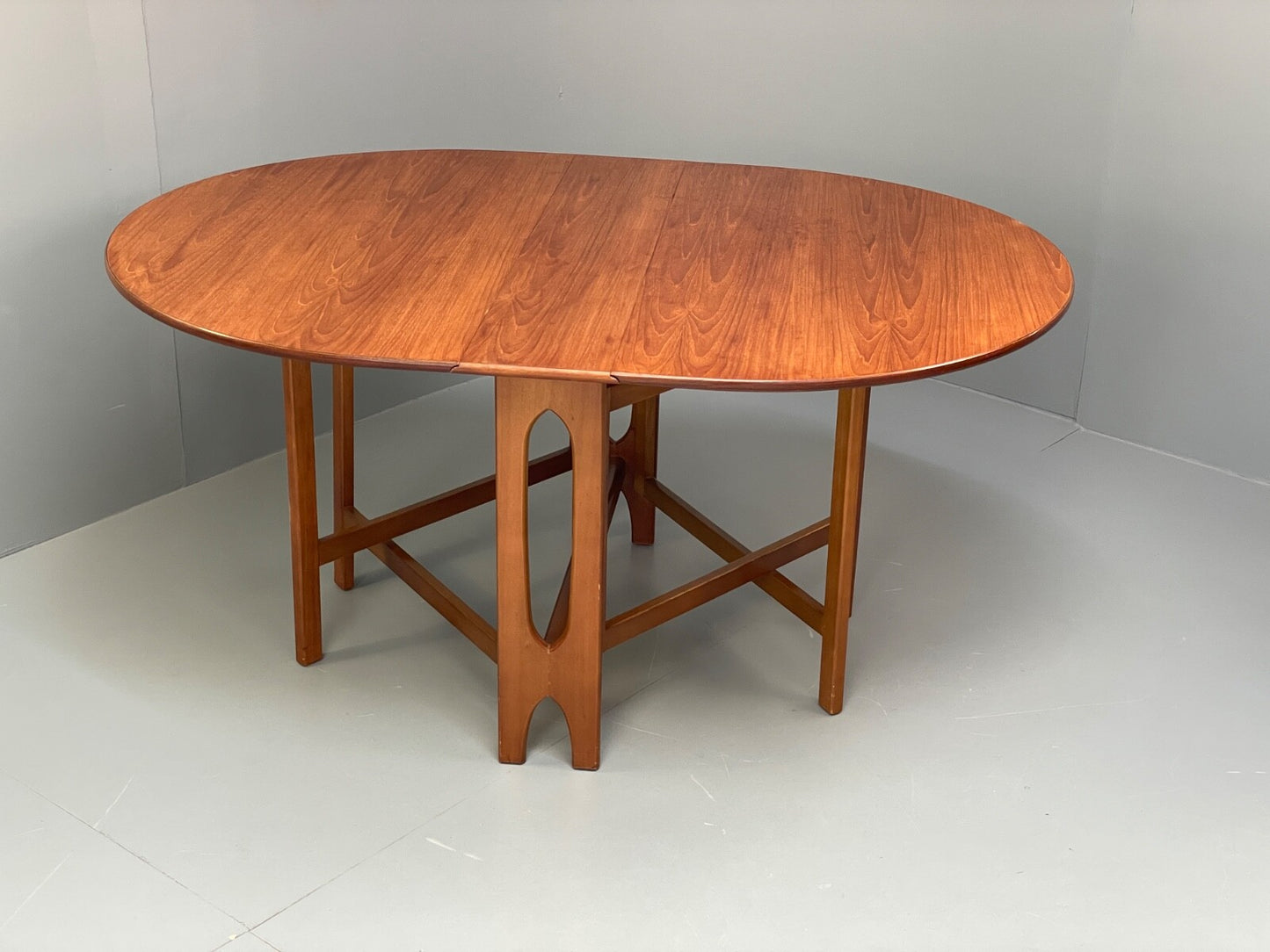 Vintage Teak Drop Leaf Dining Table By Jentique EB9766 MWOO - UKDK FURNITURE