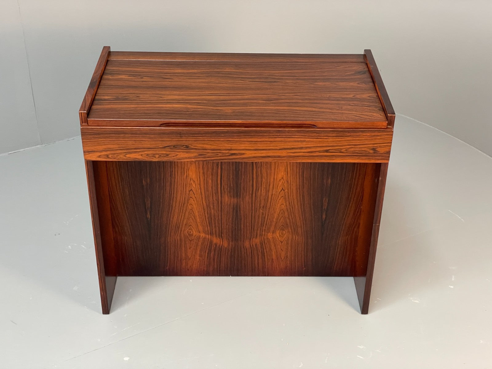 Vintage Compact Dressing Table 1970s Danish Retro Mirrored Storage EB10837 MWOO4