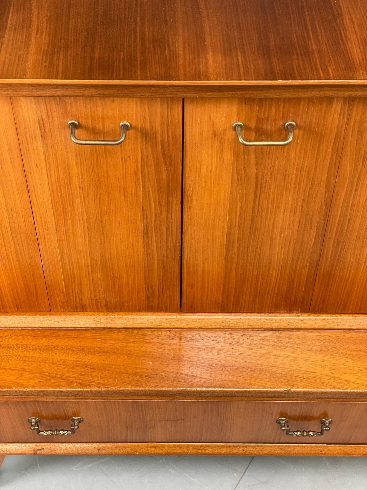 Vintage Walnut Sideboard Highboard 1960s Drawers By Wrighton EB10679 MWOO10