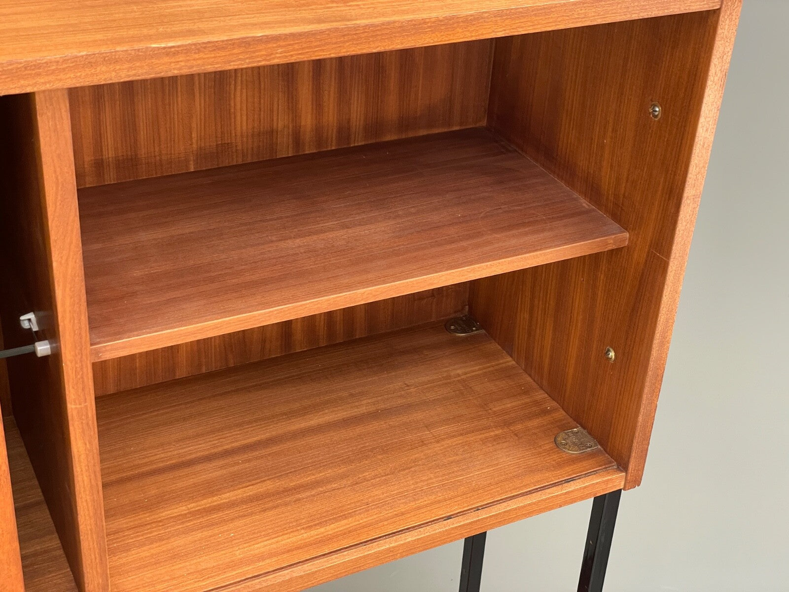 Vintage Modular Teak Wall Unit By Interflex 1960s Retro Drawers EB9822 MWOO - UKDK FURNITURE