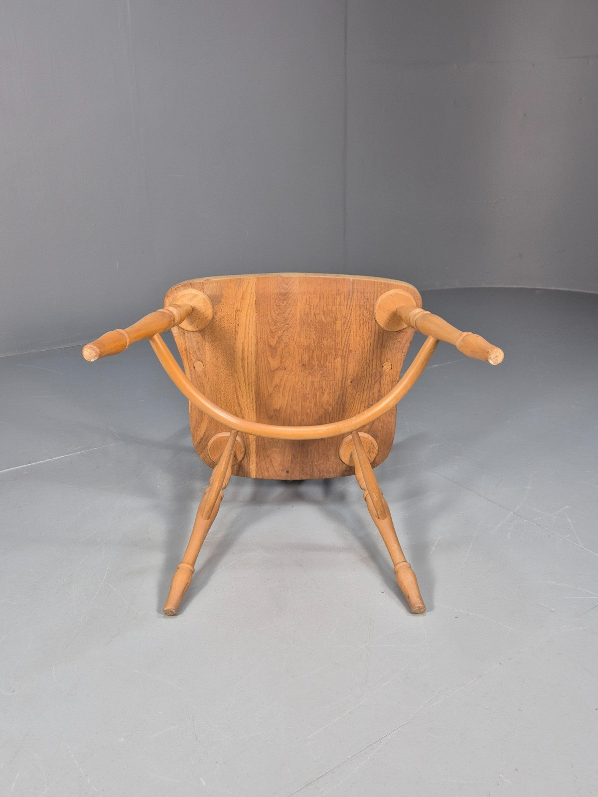 Vintage Wheelback Windsor Chair Elm and Beech Twentieth Century  EB10694 VDIN10