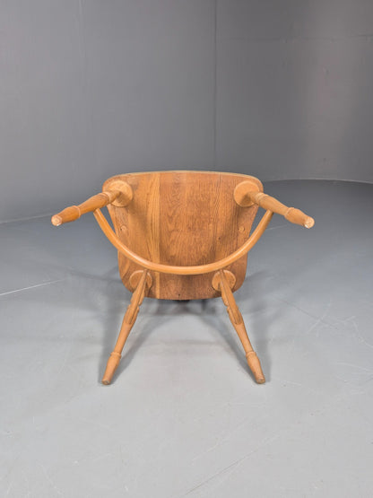 Vintage Wheelback Windsor Chair Elm and Beech Twentieth Century  EB10694 VDIN10