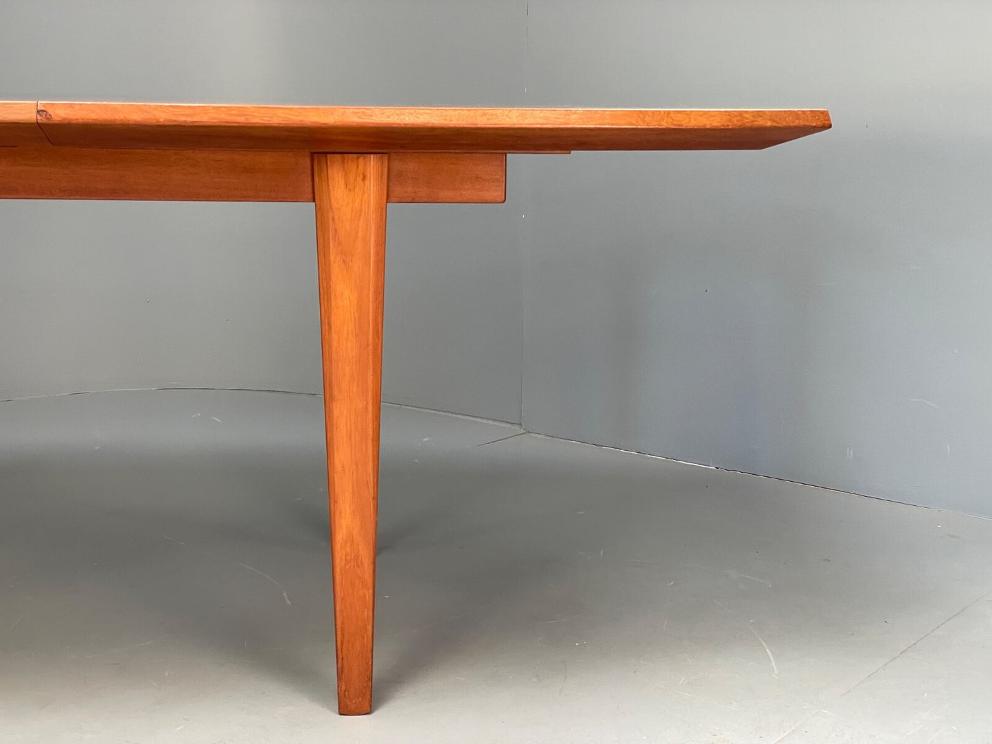 Vintage Gordon Russell Dining Table Extending Walnut & Teak 1960s EB9517 MWOO - UKDK FURNITURE