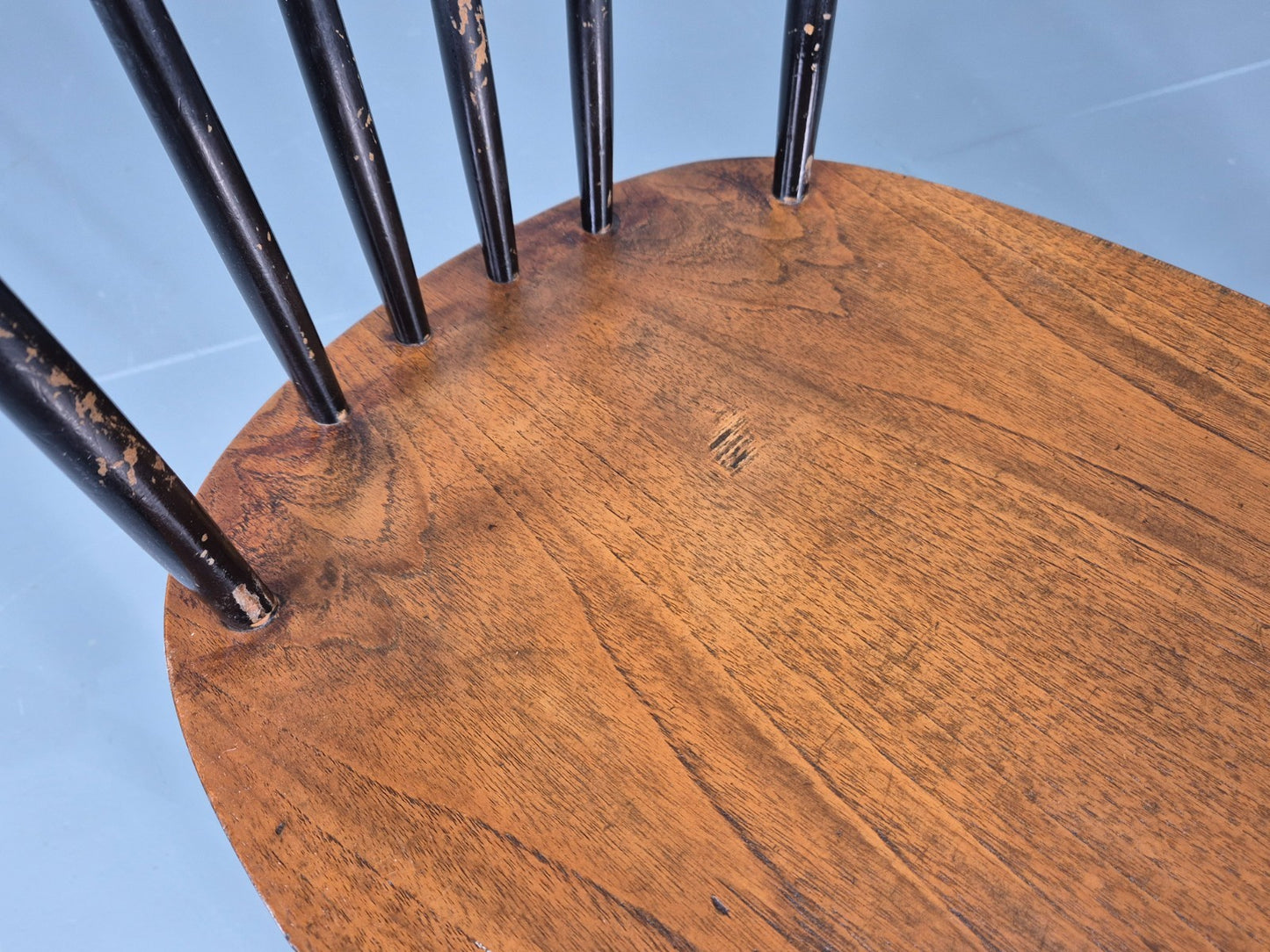 2 Vintage Midcentury Teak dining Chairs Fannet by Ilmari Tapiovaara EB11813 MDIN12