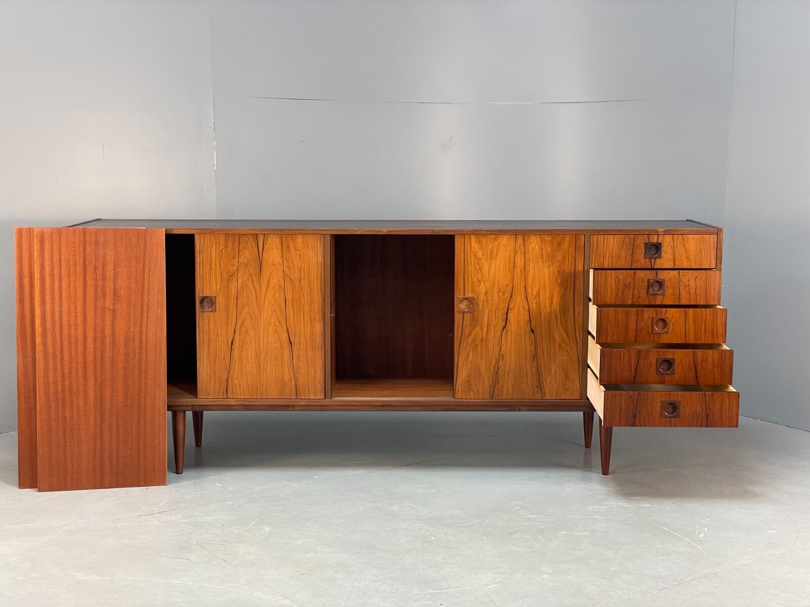 Vintage Danish Large Sideboard Shelving Drawers Retro Storage EB8847 MWOO - UKDK FURNITURE