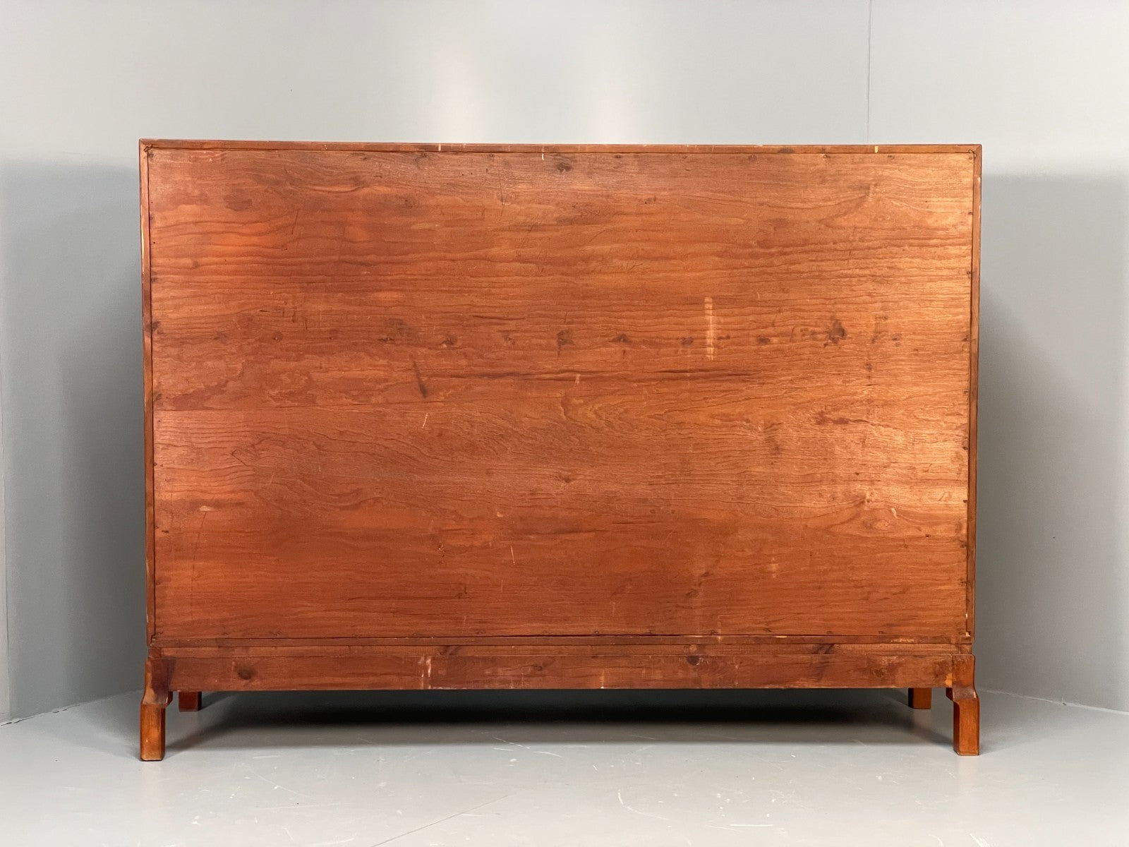 Vintage Danish 1950s Highboard Tambour Front  Cherry Wood Shelving EB10869 MWOO20