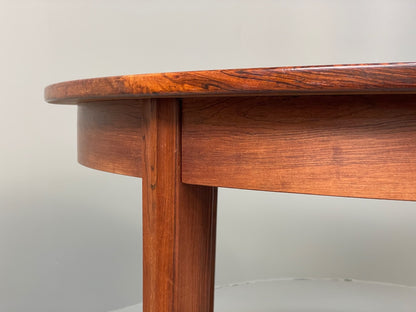 Vintage Extending Dining Table Circular 1960s Danish N.C Møbler EB10914 MWOO18