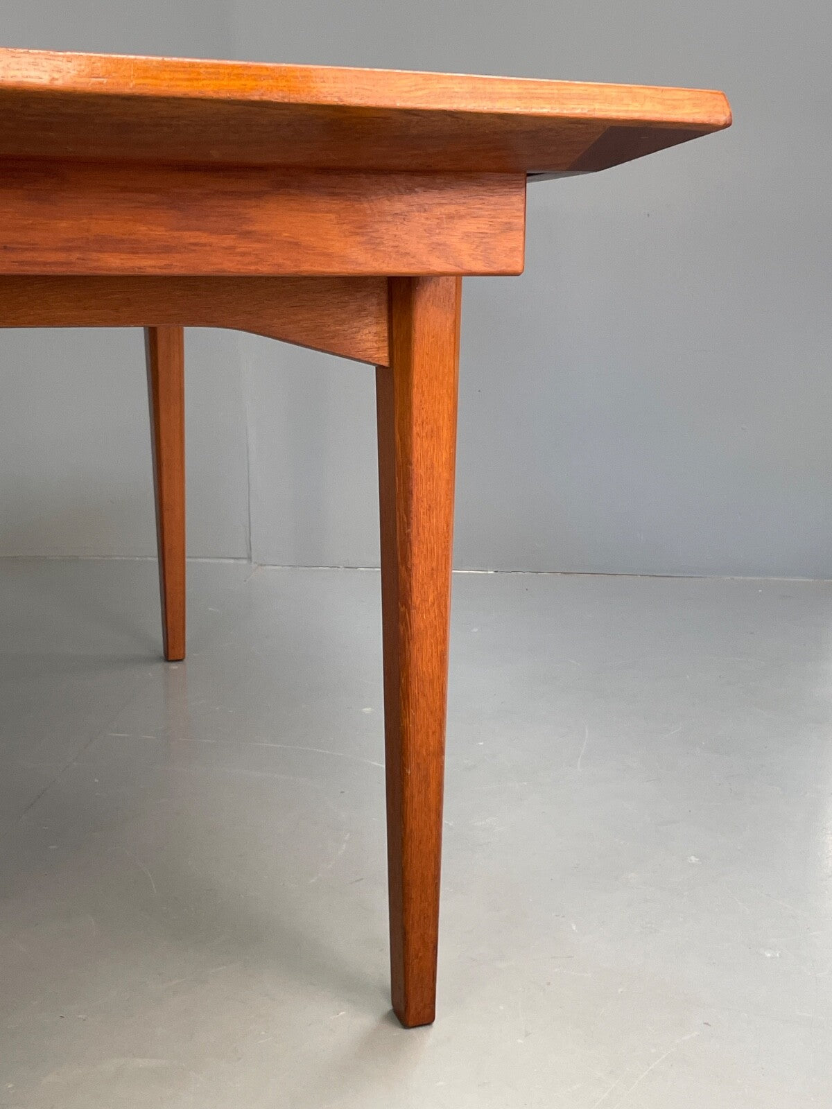 Vintage Gordon Russell Dining Table Extending Walnut & Teak 1960s EB9517 MWOO - UKDK FURNITURE