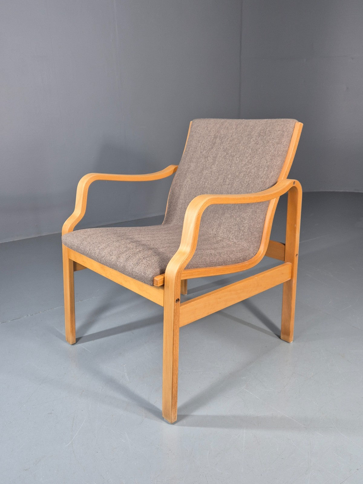 Vintage Bentwood Armchair Danish 1970 Retro Farstrup New Upholstery EB11213 MBEN0