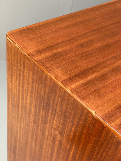 Vintage 1950s Chest Of Drawers Jewelery Display Brass Mahogany EB9761 MWOO - UKDK FURNITURE
