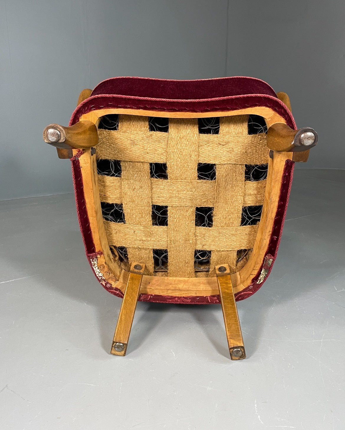 Vintage Lounge Chair Alfred Christensen Slagelse Mobelfabrik Floral VEB6781 MNOR5