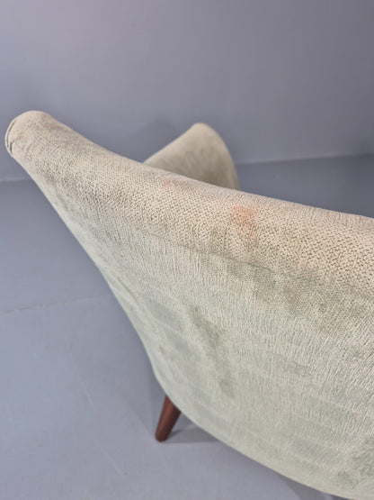 Mid Century Scandinavian Lounge Chair 1960s Retro Green  EB11090 MNOR13