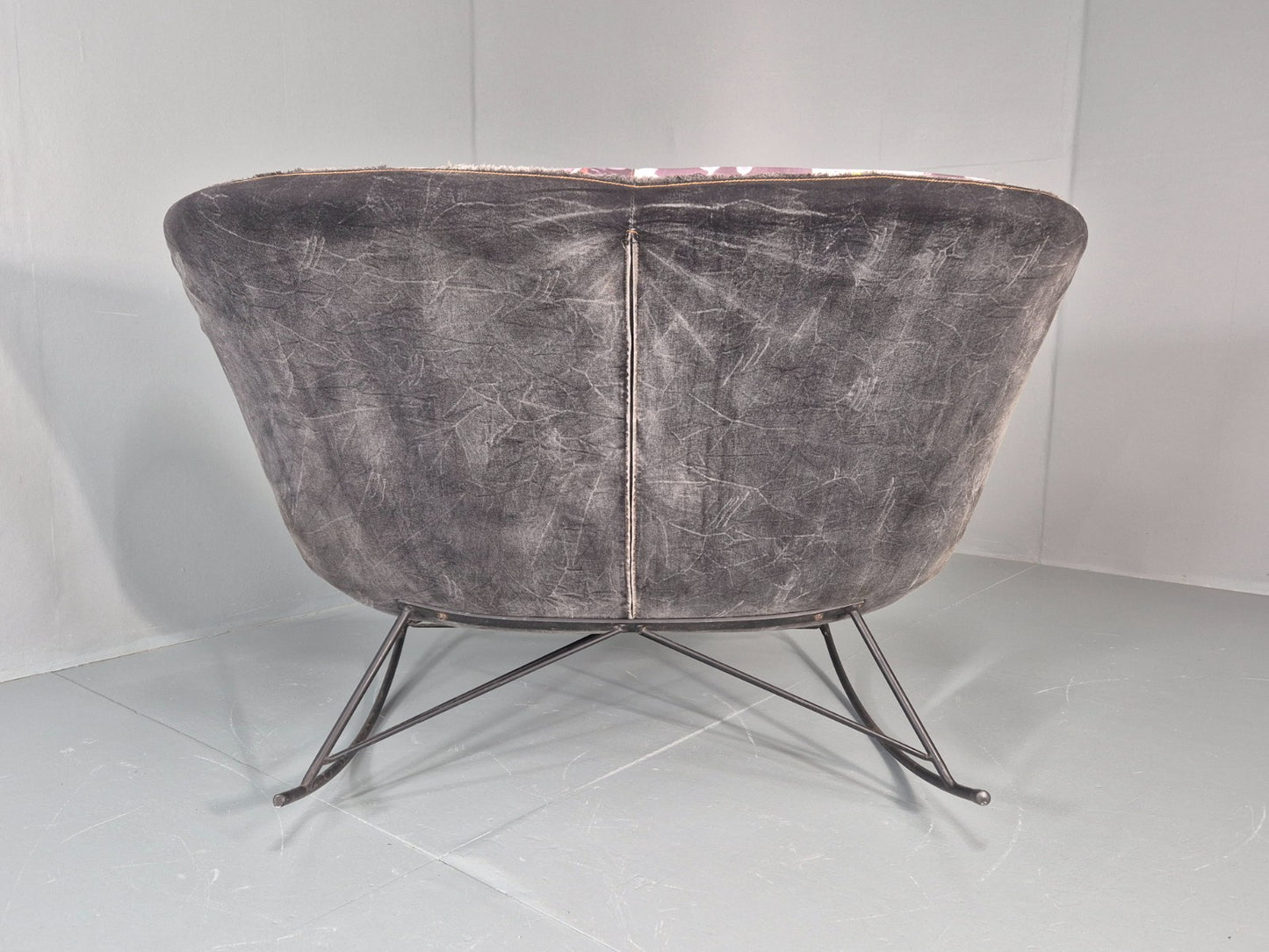 2 Seater Rocking Sofa by Sinnerup Denmark Abstract Colourful Cover EB11369 M2SS10