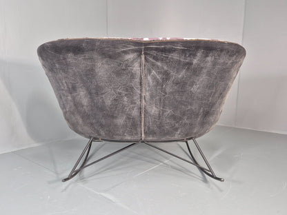 2 Seater Rocking Sofa by Sinnerup Denmark Abstract Colourful Cover EB11369 M2SS10